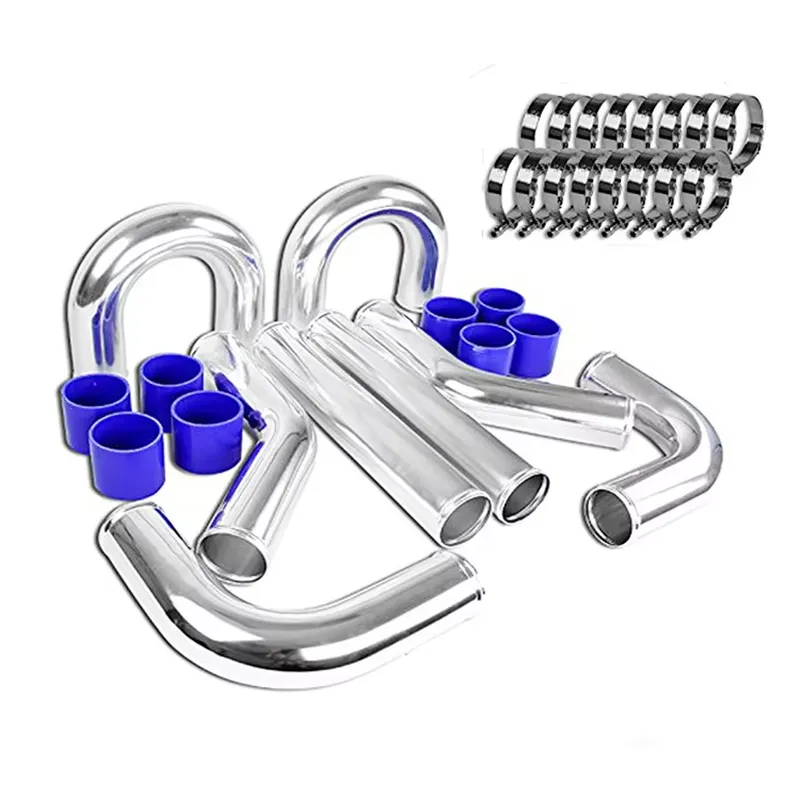 Intercooler Piping Kit Aluminum 2.5 Inch - Kit DIY de Tubos de Intercooler