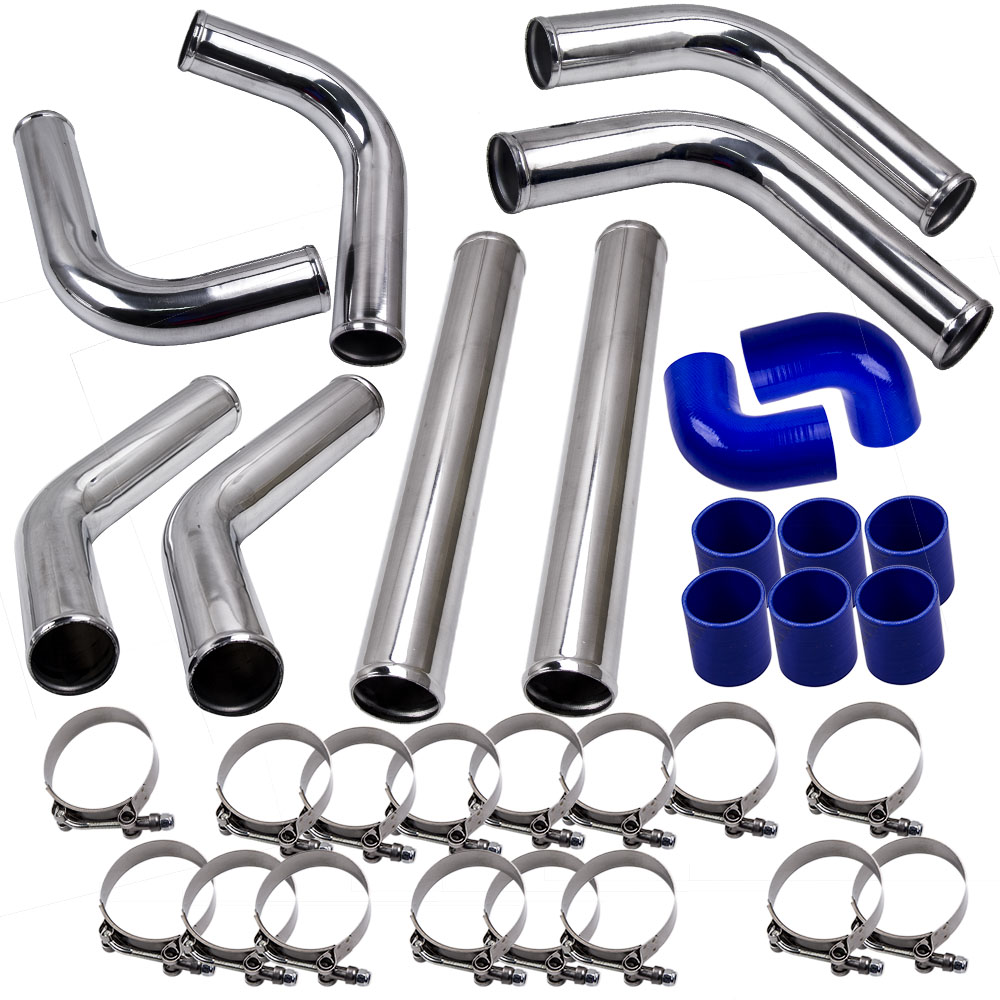 Intercooler Piping Kit Aluminum 2.5 Inch - Kit de tubos de intercooler turbo