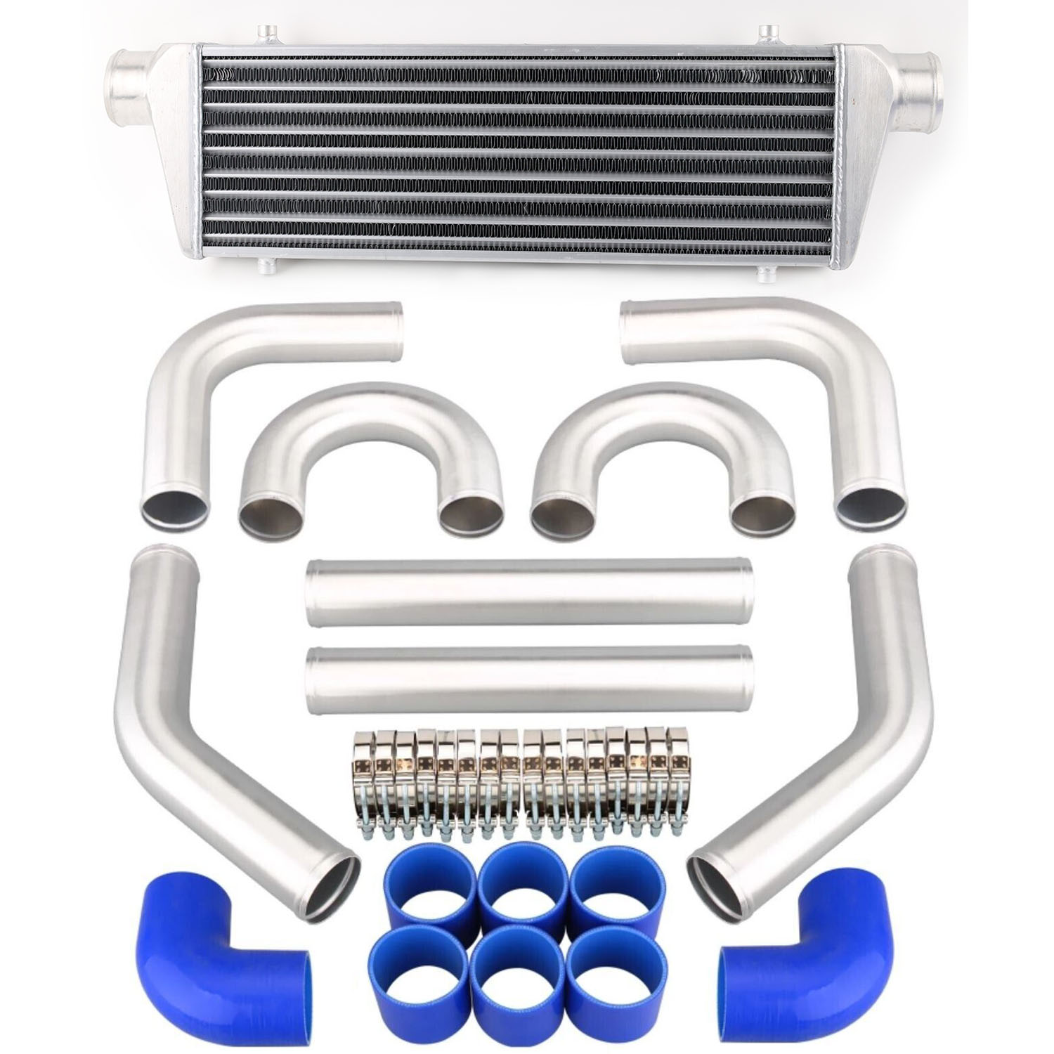 Intercooler Piping Kit Aluminum 2.5 Inch - Kit Universal de Intercooler Turbo de