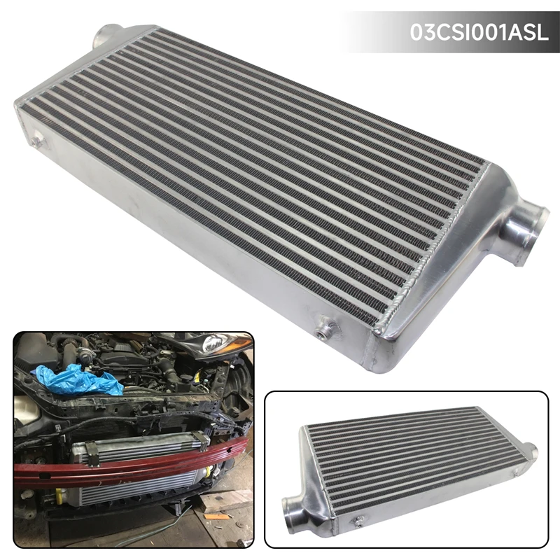 Front Mount Intercooler Universal Bar Plate - Intercooler Universal de Alumínio Tipo Bar