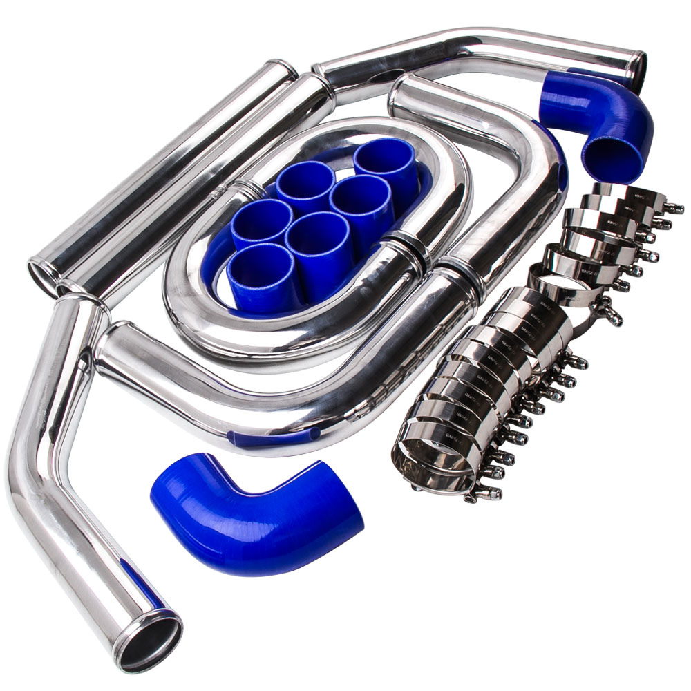 Intercooler Piping Kit Aluminum 2.5 Inch - Kit universal de tubos de intercooler