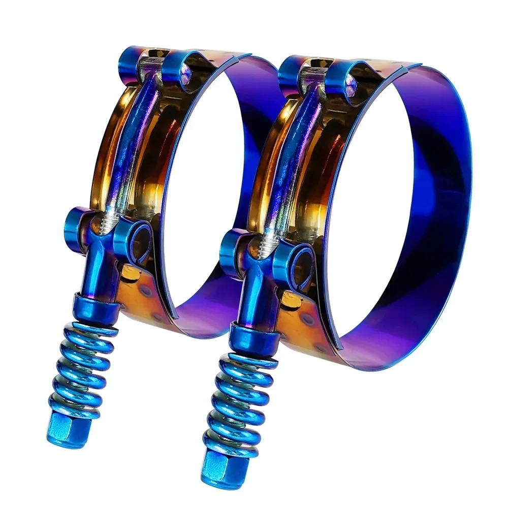 T-Bolt Hose Clamps Stainless Steel Turbo - Abraçadeira Universal de Tubo de Escape