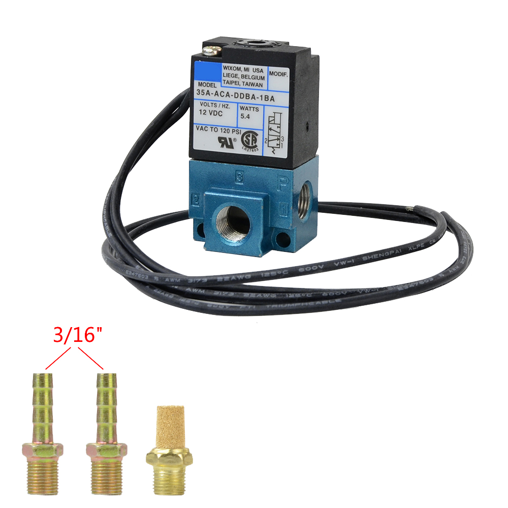 Electronic Boost Control Solenoid Valve 3 Port - Válvula Solenoide de Controle Eletrônico de