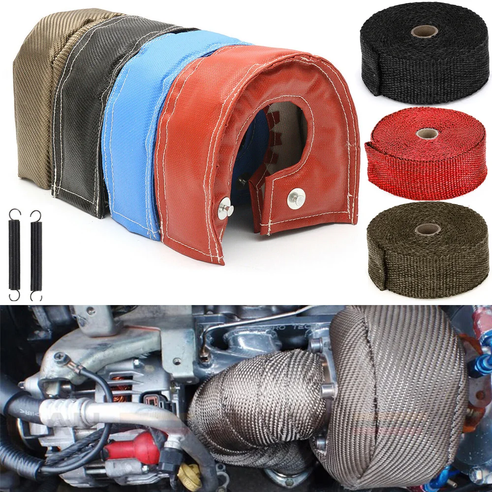 Turbo Heat Shield Blanket Titanium T3 T4 - Manta Térmica de Titânio para Turbo