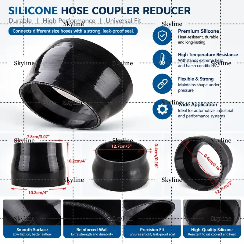 Redutor de mangueira reto de s - Turbo Silicone Coupler Hose Reducer 4 Ply avaliação e preço