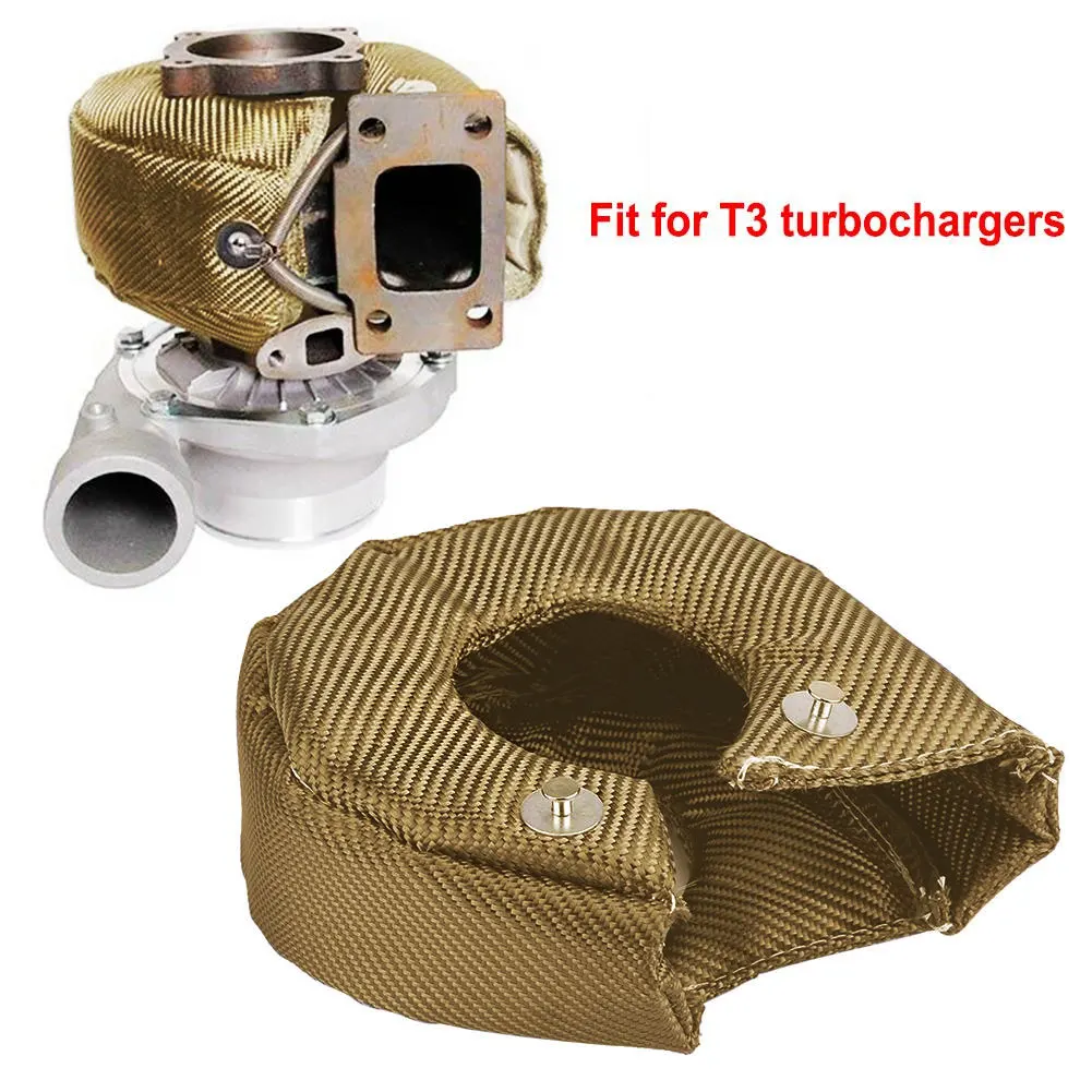 Camadas duplas Fiberglass Turb - Turbo Heat Shield Blanket Titanium T3 T4 avaliação e preço