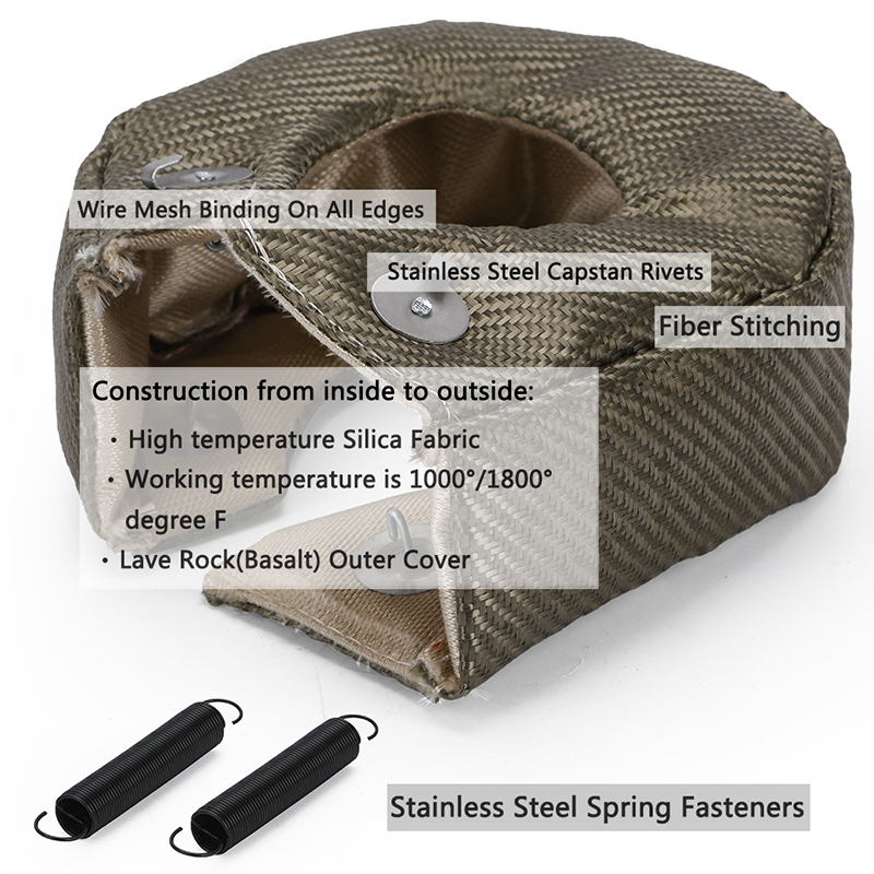 Manta Térmica Turbo 100% Titân - Turbo Heat Shield Blanket Titanium T3 T4 avaliação e preço