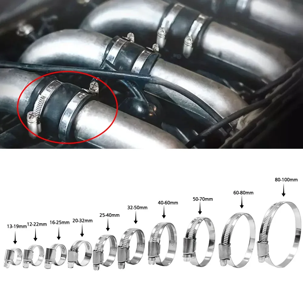 Kit Universal de Abraçadeiras  - T-Bolt Hose Clamps Stainless Steel Turbo avaliação e preço