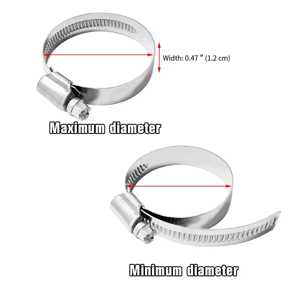 Kit Universal de Abraçadeiras  - T-Bolt Hose Clamps Stainless Steel Turbo avaliação e preço