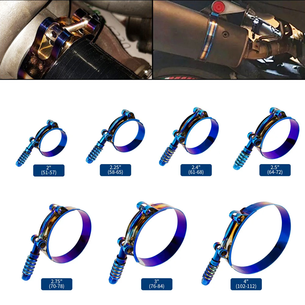 Abraçadeira Universal de Aço I - T-Bolt Hose Clamps Stainless Steel Turbo avaliação e preço