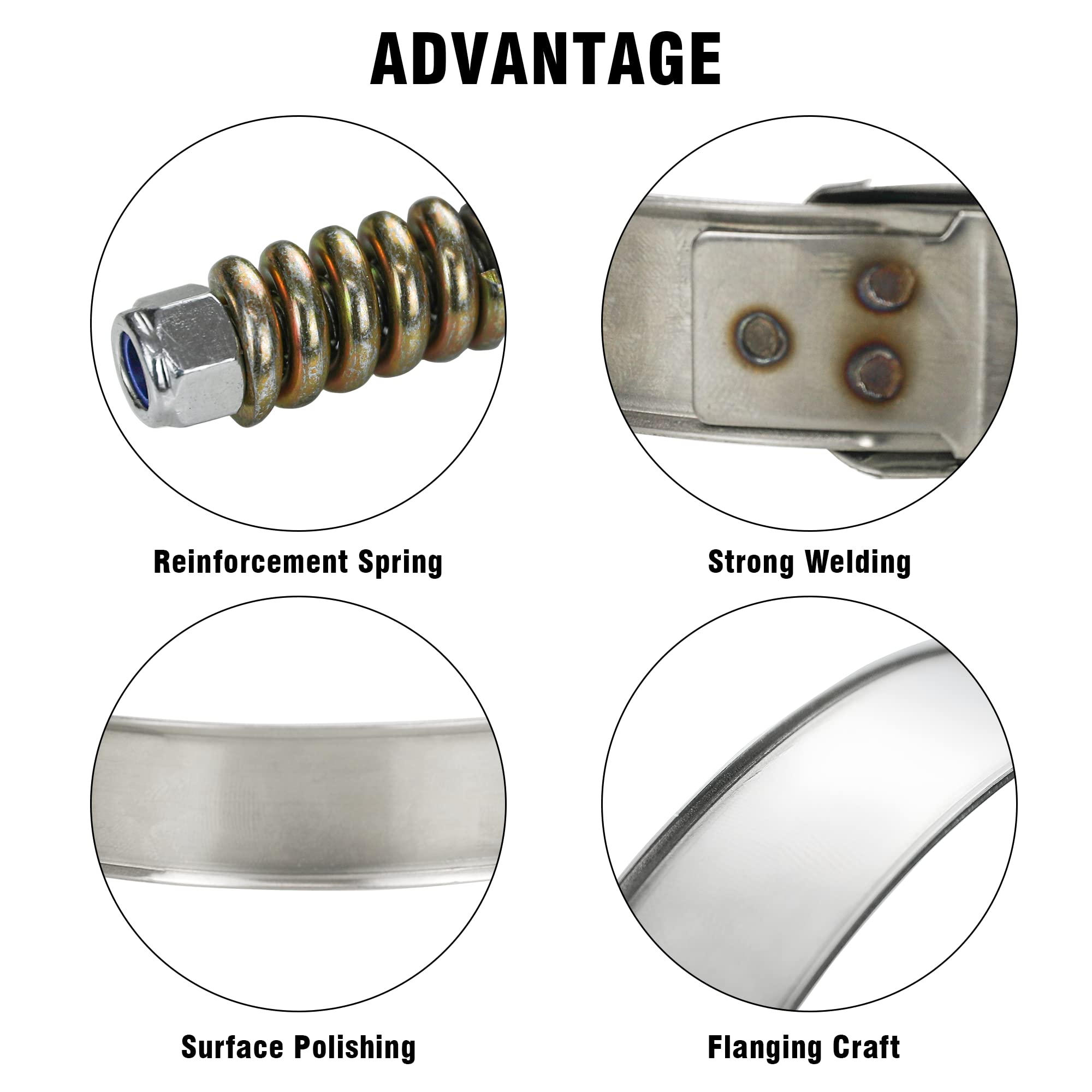 Braçadeiras de mangueira com p - T-Bolt Hose Clamps Stainless Steel Turbo avaliação e preço