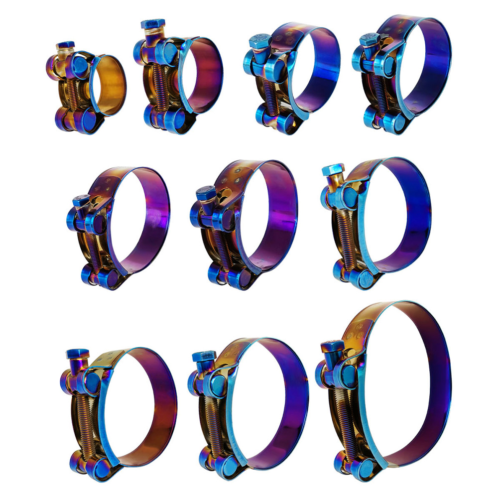Kit Universal de Abraçadeiras  - T-Bolt Hose Clamps Stainless Steel Turbo avaliação e preço