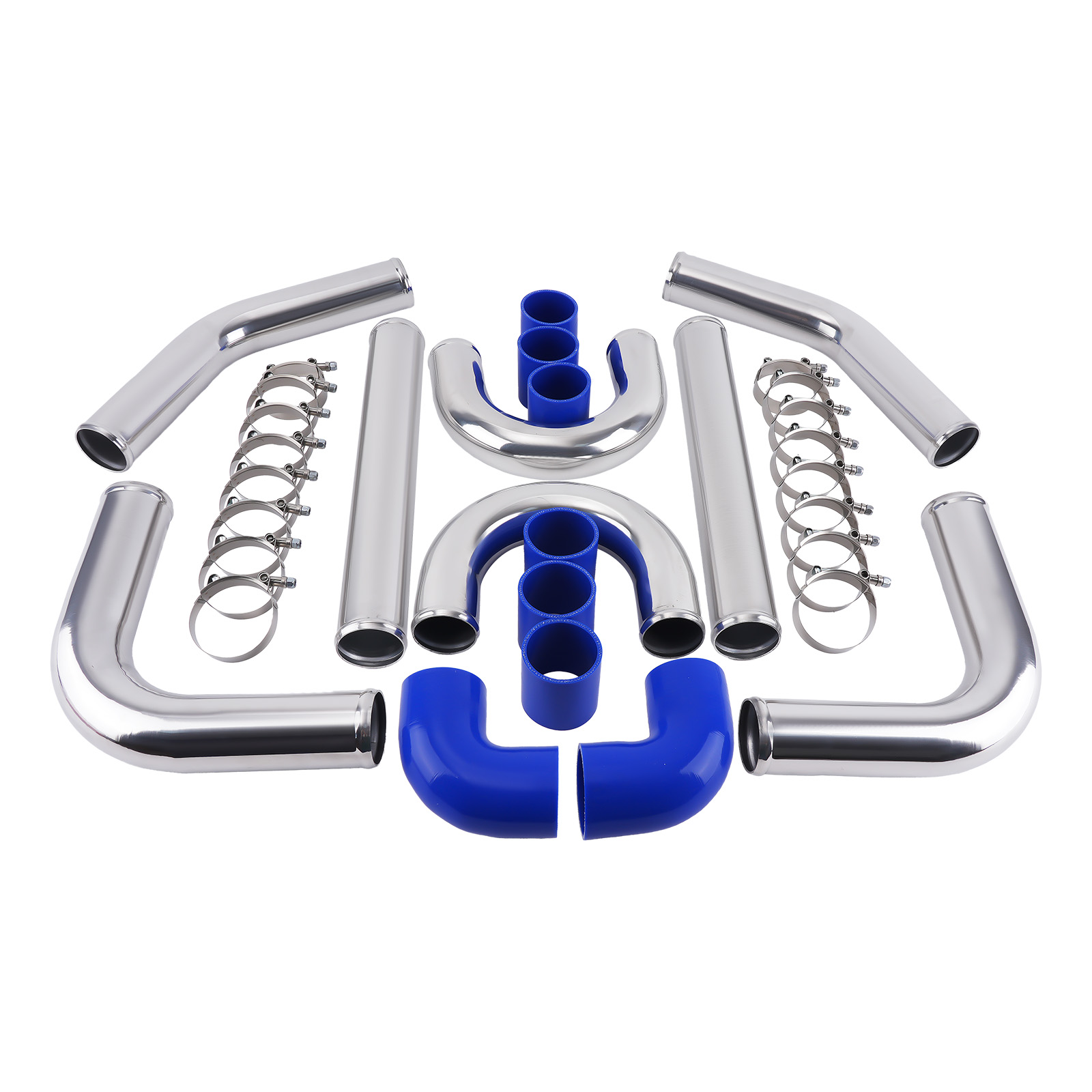 Kit de Tubos de Intercooler Tu - Intercooler Piping Kit Aluminum 2.5 Inch avaliação e preço