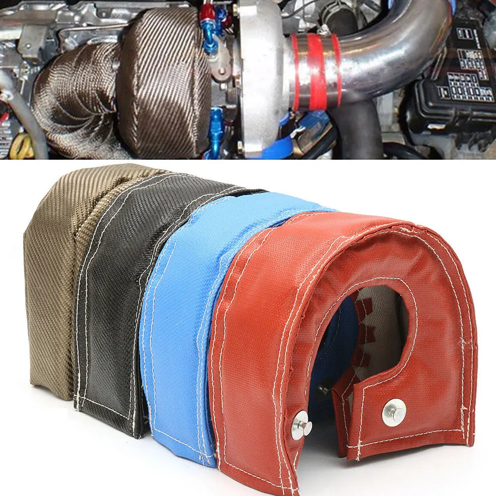 T2 t25 t28 t3 gt28 gt30 gt35 t - Turbo Heat Shield Blanket Titanium T3 T4 avaliação e preço