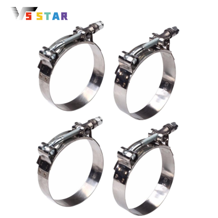 2 ou 4 Peças de Abraçadeira T- - T-Bolt Hose Clamps Stainless Steel Turbo avaliação e preço