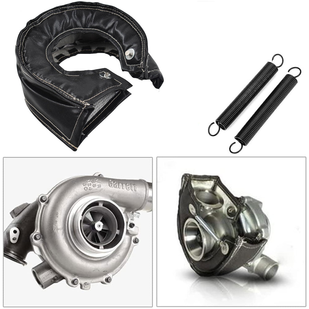 T2 t25 t28 t3 gt28 gt30 gt35 t - Turbo Heat Shield Blanket Titanium T3 T4 avaliação e preço