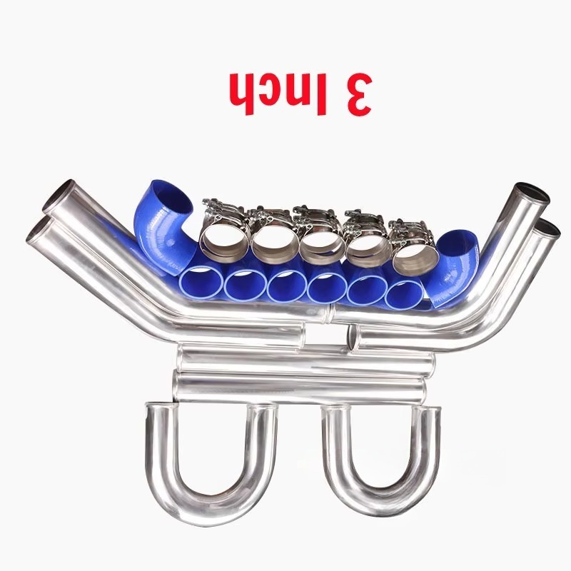 Kit de tubulação de intercoole - Intercooler Piping Kit Aluminum 2.5 Inch avaliação e preço