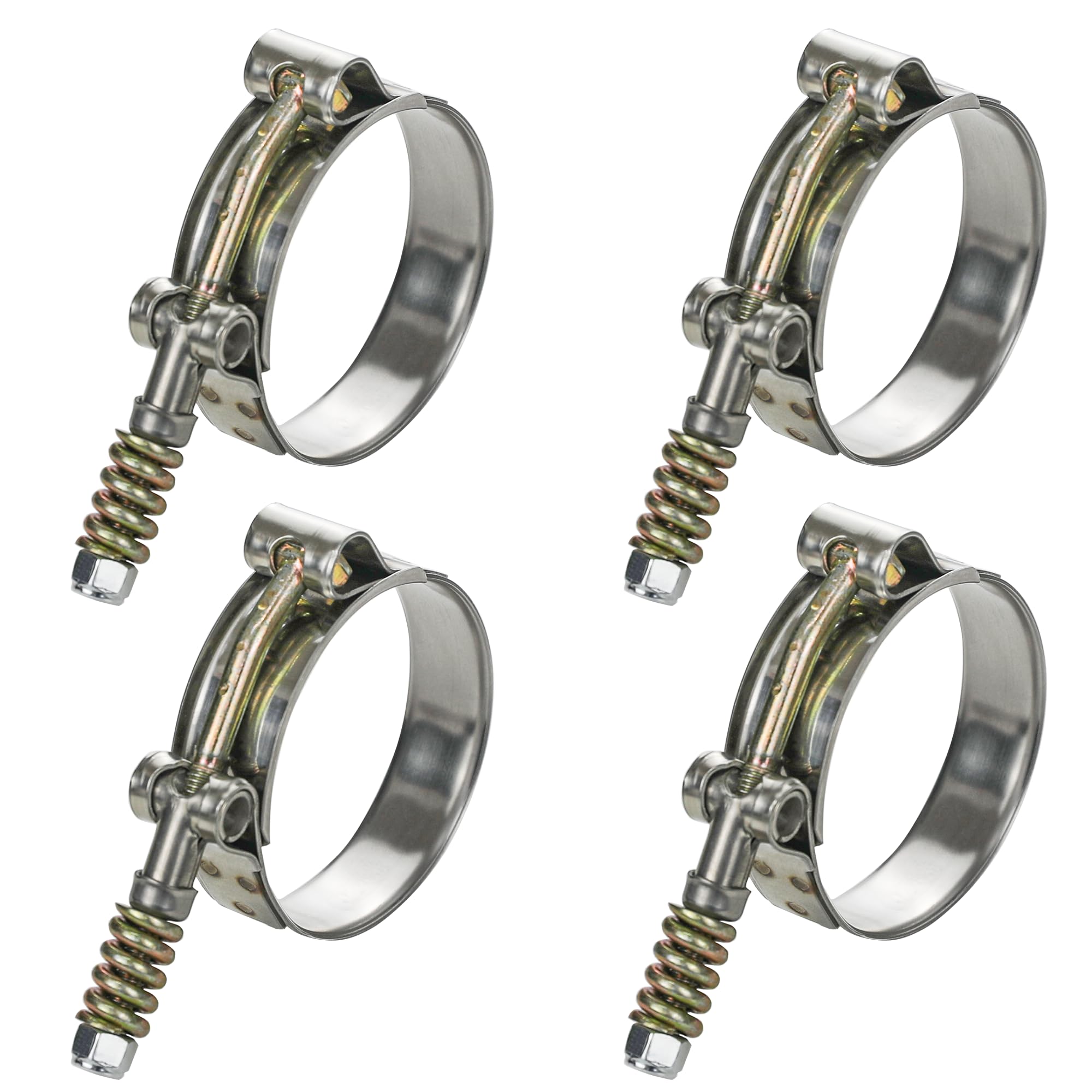 4 Peças Abraçadeiras T-Bolt pa - T-Bolt Hose Clamps Stainless Steel Turbo avaliação e preço