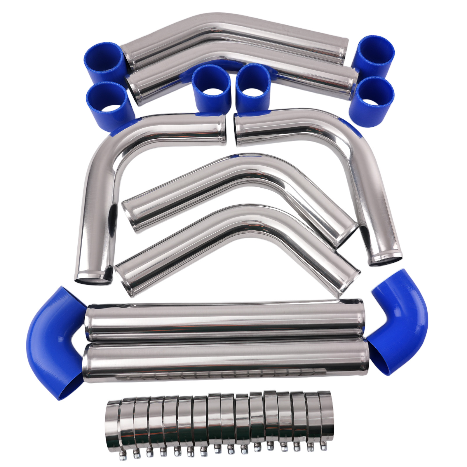 Kit de Tubos de Alumínio Polid - Intercooler Piping Kit Aluminum 2.5 Inch avaliação e preço