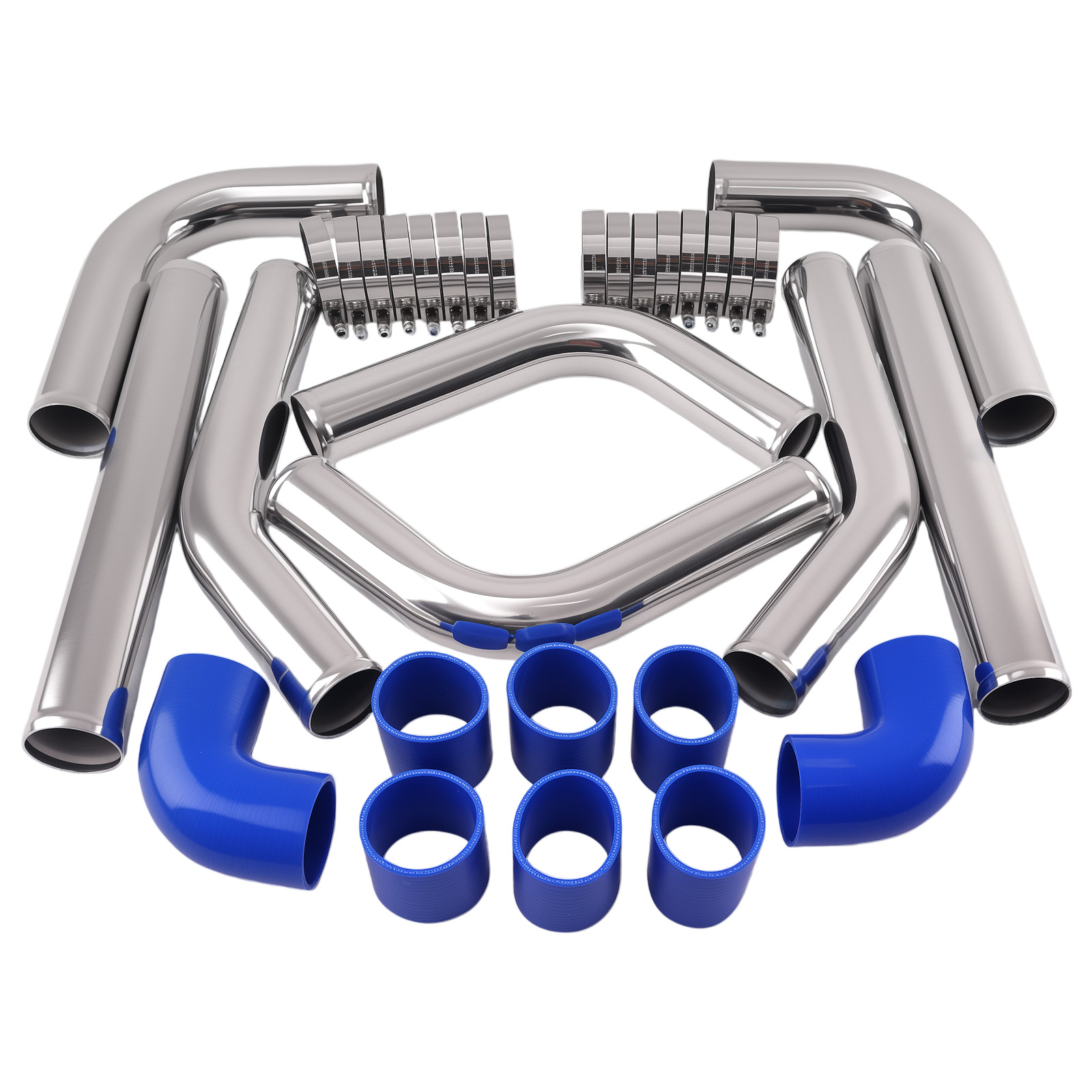 Kit de Tubos de Alumínio Polid - Intercooler Piping Kit Aluminum 2.5 Inch avaliação e preço