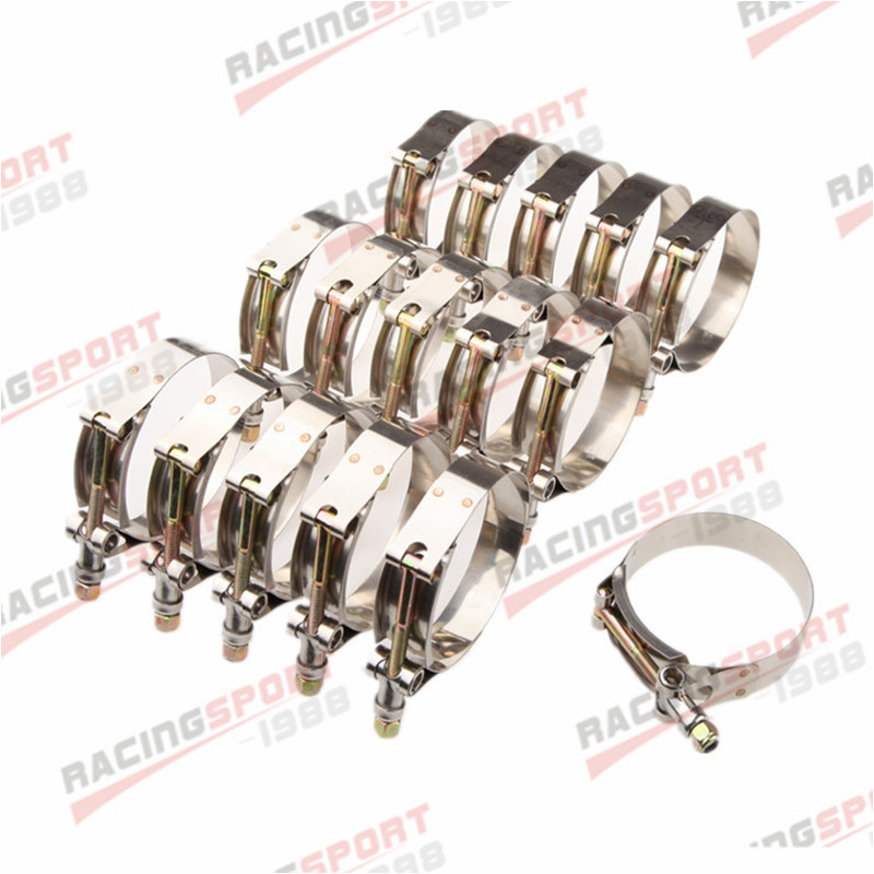 Braçadeiras do T-parafuso para - T-Bolt Hose Clamps Stainless Steel Turbo avaliação e preço