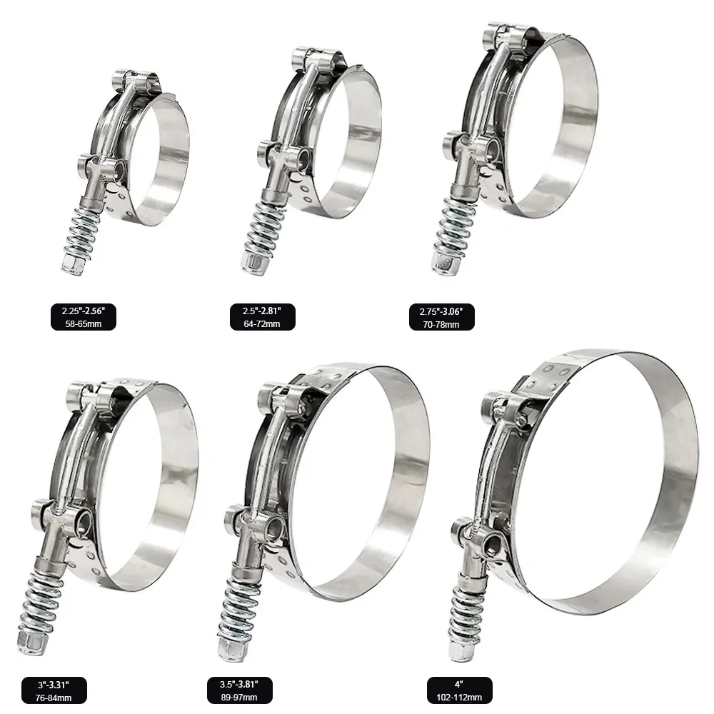 Abraçadeira universal de aço i - T-Bolt Hose Clamps Stainless Steel Turbo avaliação e preço