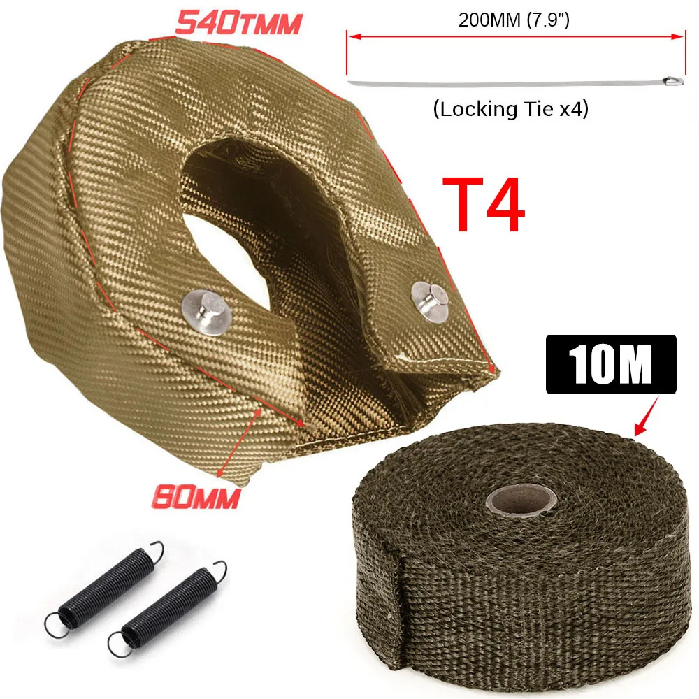 Cobertura Térmica de Titânio p - Turbo Heat Shield Blanket Titanium T3 T4 avaliação e preço