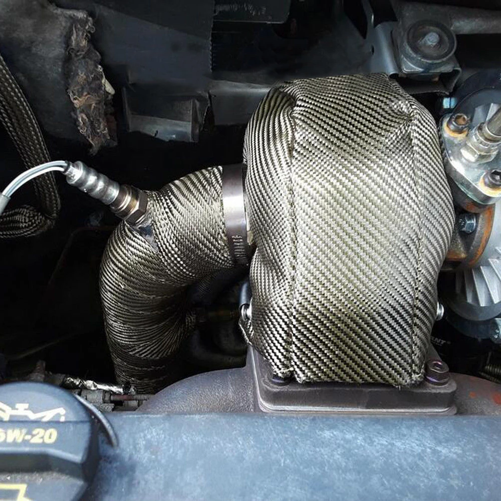 Titânio Turbo cobertor calor e - Turbo Heat Shield Blanket Titanium T3 T4 avaliação e preço