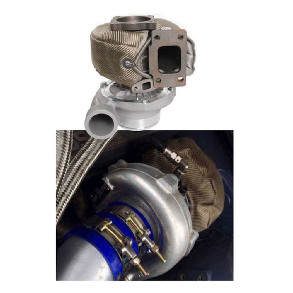 T25 t3 t4 t6 titânio turbo esc - Turbo Heat Shield Blanket Titanium T3 T4 avaliação e preço